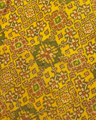 Yellow Navratan Ganga Jamuna Patola Saree