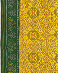 Yellow Navratan Ganga Jamuna Patola Saree