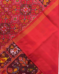 Red Navratan Patola Saree