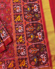 Red Navratan Patola Saree