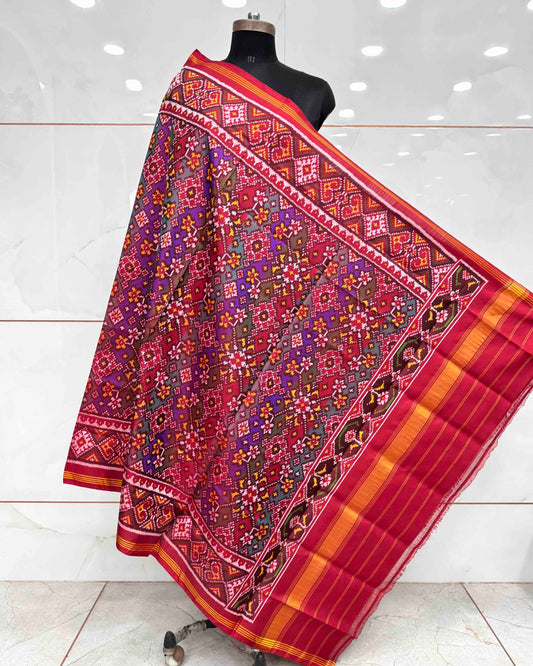 Multicolour Navratan Patola Dupatta