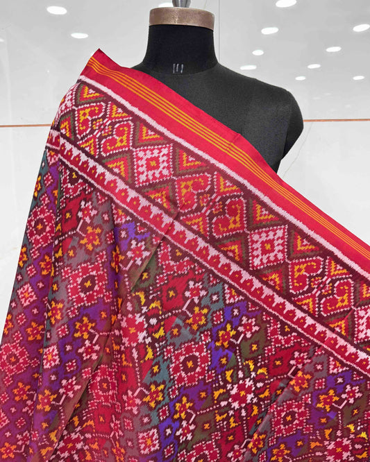 Multicolour Navratan Patola Dupatta