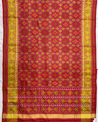 Red Panchanda Patola Saree