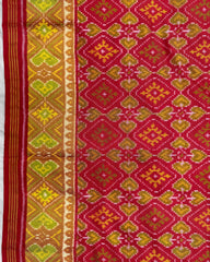 Red Panchanda Patola Saree