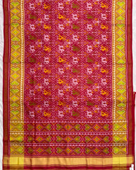 Red Narikunj Patola Saree