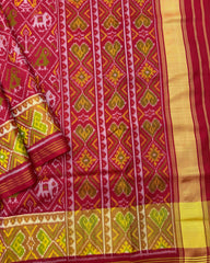 Red Narikunj Patola Saree