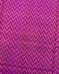 Purple & Pink Zig Zag Patola Saree