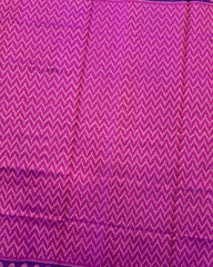 Purple & Pink Zig Zag Patola Saree