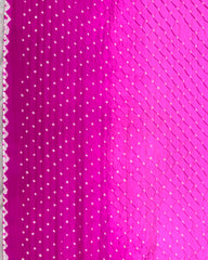 Pink Shaded Habotai Bandhani Saree