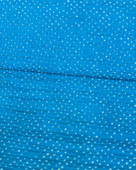 Sky Blue Habotai Bandhani Saree