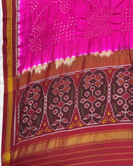 Red & Pink Bandhani Patola Dupatta