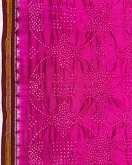 Red & Pink Bandhani Patola Dupatta