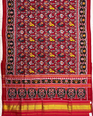 Red Narikunj Twill Patola Saree