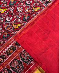 Red Narikunj Twill Patola Saree