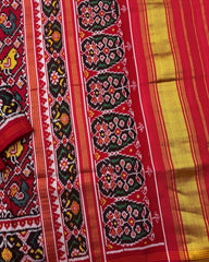 Red Narikunj Twill Patola Saree