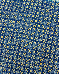 Indigo Blue Ganga Jamuna Natural Ajrakh Print Patola Saree