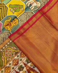 Multicolour Narikunj Tissue Patola Saree