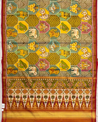 Multicolour Narikunj Tissue Patola Saree