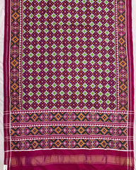 Pink Panchanda Double Ikat Patola Saree