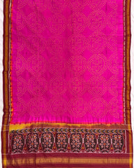 Red & Pink Bandhani Patola Dupatta