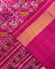 Pink Narikunj Patola Saree