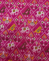 Pink Narikunj Patola Saree