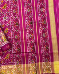 Pink Narikunj Patola Saree