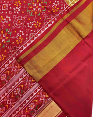 Red Navratan Patola Saree