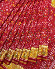 Red Navratan Patola Saree