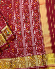 Red Navratan Patola Saree