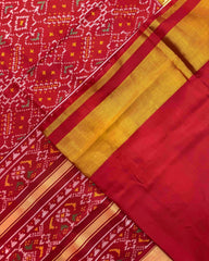 Red Manekchowk Patola Saree