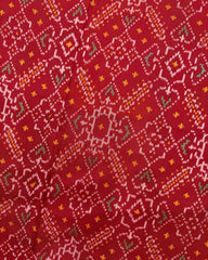 Red Manekchowk Patola Saree