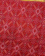 Red Manekchowk Patola Saree