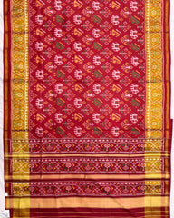 Red Narikunj Patola Saree