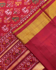 Red Narikunj Patola Saree