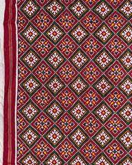 Red Panchanda Doulbe Ikat Patola Dupatta