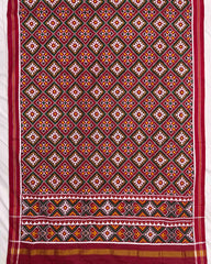 Red Panchanda Doulbe Ikat Patola Dupatta