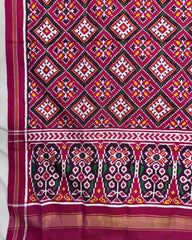 Pink Panchanda Double Ikat Patola Dupatta