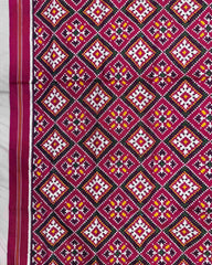 Pink Panchanda Double Ikat Patola Dupatta