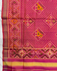 Pink Narikunj Patola Dupatta