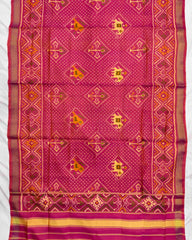 Pink Narikunj Patola Dupatta