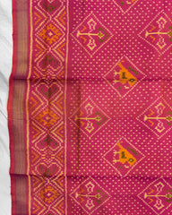 Pink Narikunj Patola Dupatta