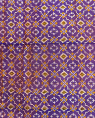 Purple Buttonful Patola Dupatta