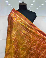 Golden Navratan Manekchowk Patola Dupatta