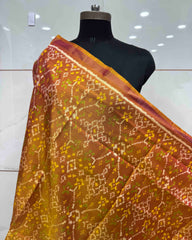 Golden Navratan Patola Dupatta