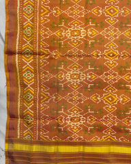 Golden Navratan Manekchowk Patola Dupatta