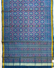 Rama Blue Panchanda Patola Saree