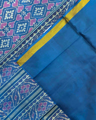 Rama Blue Panchanda Patola Saree