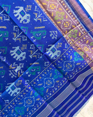 Blue Narikunj Designer Patola Dupatta