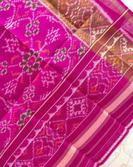 Pink Chhabdi Designer Patola Dupatta